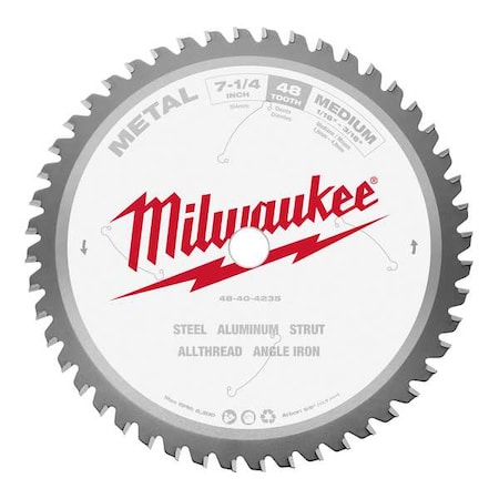7-1/4 IN. Metal Cuttingcircular Saw Blade MPN:48-40-4235