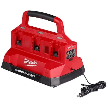 M18 Packout Six Bay Rapid Charger MPN:48-59-1809