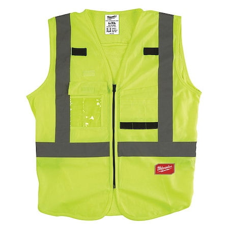 Hi Vis Yellow Safety Vest - Xxl/Xxxl (Csa) MPN:48-73-5063
