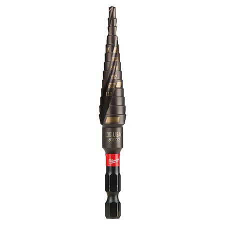 Shockwave Impact Duty Step Bit #1 1/8 - 1/2