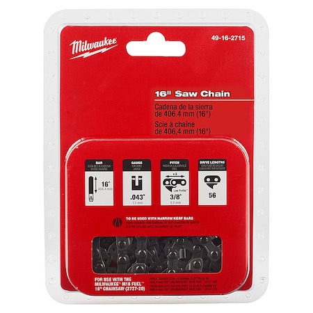 16 IN. Replacement Chainsaw Chain MPN:49-16-2715