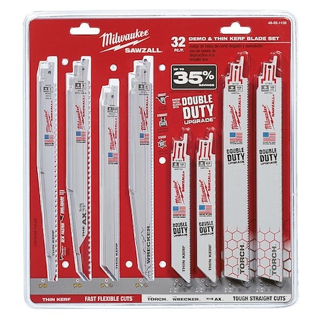 Mega Sawzall Blade Kt (32-Piece) MPN:49-22-1132