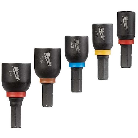 Shockwave 5PC Insert Impmagnetic Nut Drr MPN:49-66-4563