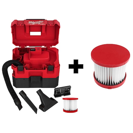 M12 FUEL 1.6 Gallon Vacuum, HEPA Filter MPN:0960-20, 49-90-1900