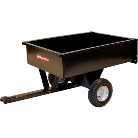Milwaukee Dual Wheel Steel Dump Cart 7 Cu. Ft. 500 lb. Cap. Black LC700BM