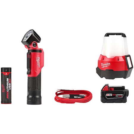 Flashlight + M18 Light + XC5.0 Battery MPN:2113-21, 2144-20, 48-11-1850