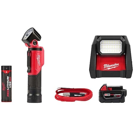 Flashlight + M18 Light + XC5.0 Battery MPN:2113-21, 2366-20, 48-11-1850