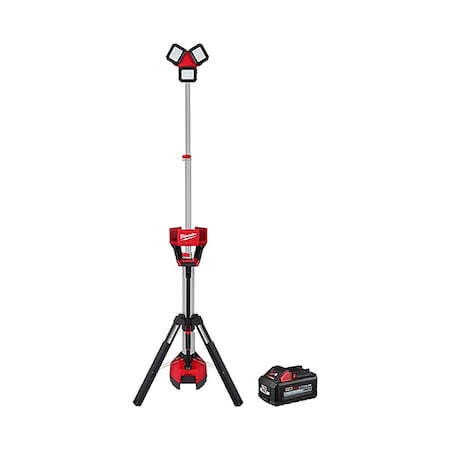 M18 Rocket Tower Light + M18 6.0 Battery MPN:2136-20, 48-11-1865