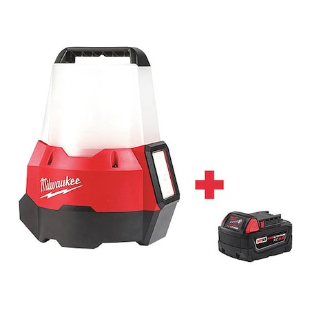 M18 Compact Site Light+M18 XC5.0 Battery MPN:2144-20, 48-11-1850