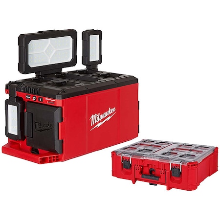 M18 PACKOUT Light + PACKOUT Organizer MPN:2357-20, 48-22-8432