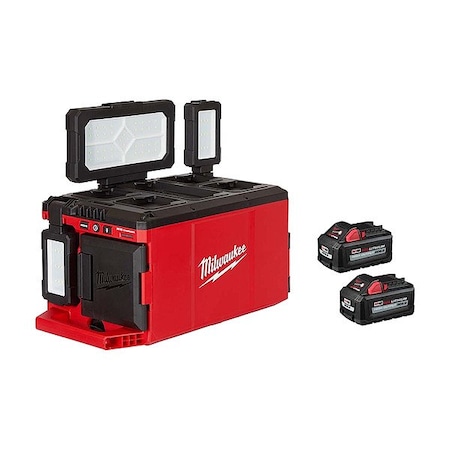 M18 PACKOUT Light + HO6.0 Battery(2PK) MPN:2357-20, 48-11-1862