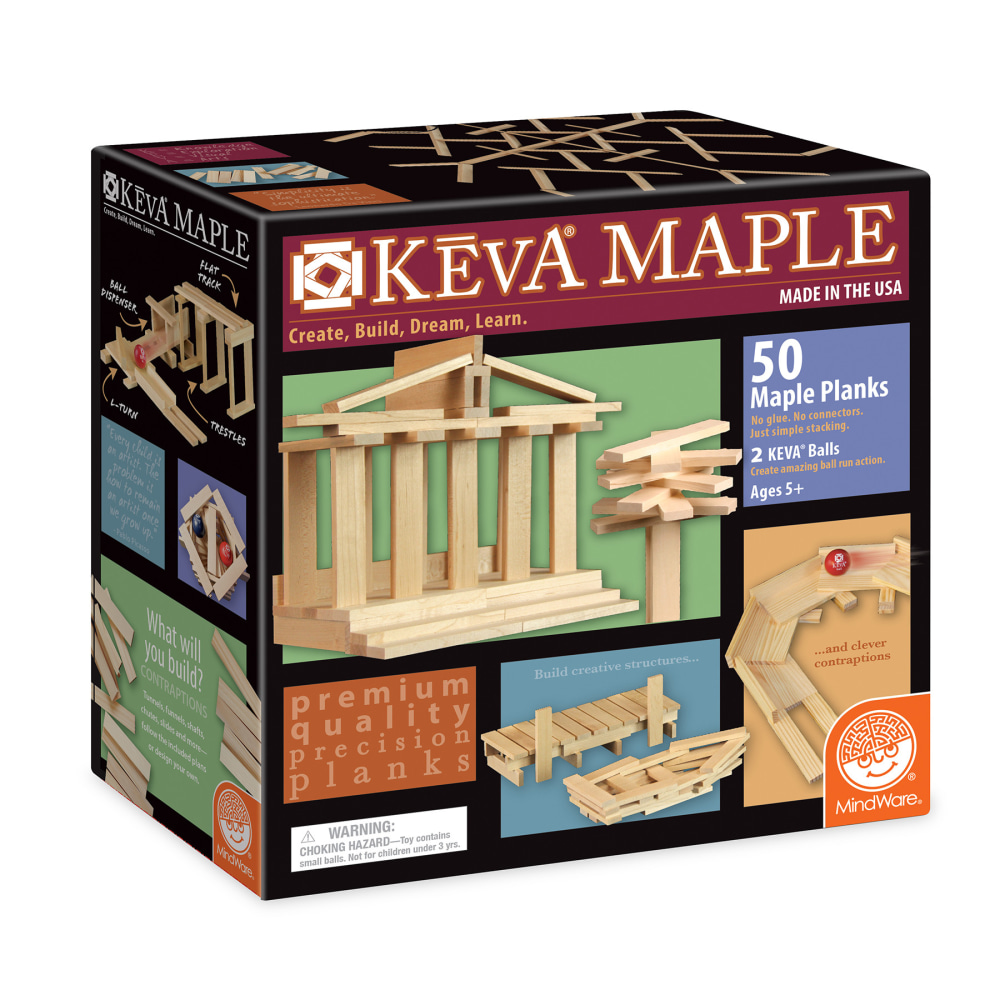 KEVA Maple Plank Set, Set Of 50 Planks MPN:MWA66001