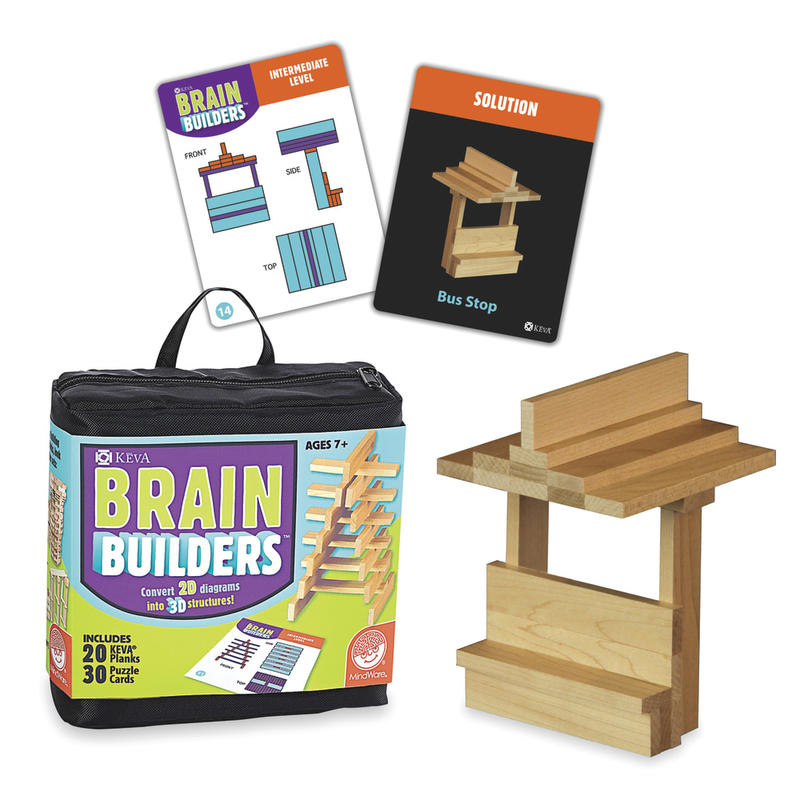 MindWare KEVA Brain Builders Set, Multicolor, Grades 1 - 8 MPN:MWA66009