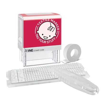 Textile Possession Stamp Kit, Black Ink MPN:039605