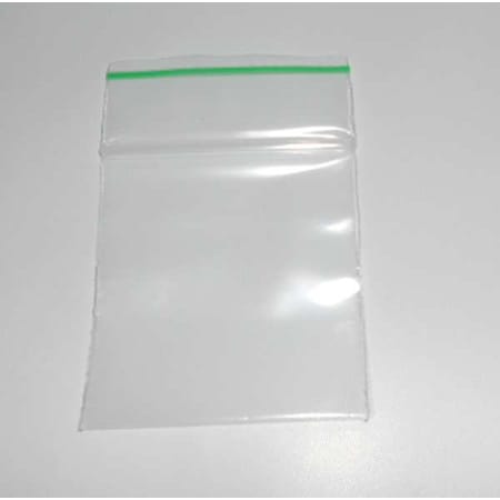 Reclosable Bag, Zip Seal, 3 in L, 2 in W, 2 mil Thick, Low Density Polyethylene (LDPE), Clear MPN:MGBD2P0203