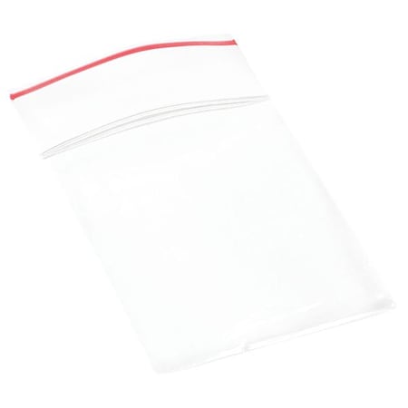 Reclosable Bag, Zip Seal, 2 in L, 2 in W, 2 mil Thick, Low Density Polyethylene (LDPE), Clear MPN:MGRL2P0202