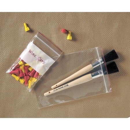 Reclosable Bag, Zip Seal, 4 in L, 3 in W, 2 mil Thick, Low Density Polyethylene (LDPE), Clear MPN:MGRL2P0304