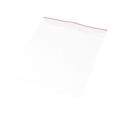 Reclosable Bag, Zip Seal, 5 in L, 5 in W, 2 mil Thick, Low Density Polyethylene (LDPE), Clear MPN:MGRL2P0505