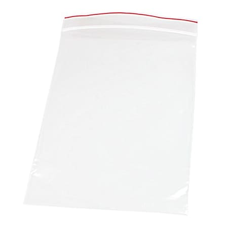 Reclosable Bag, Zip Seal, 7 in L, 5 in W, 2 mil Thick, Low Density Polyethylene (LDPE), Clear MPN:MGRL2P0507