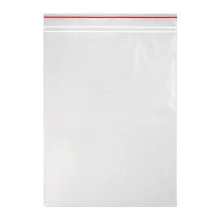 Reclosable Bag, Zip Seal, 10 in L, 8 in W, 2 mil Thick, Low Density Polyethylene (LDPE), Clear MPN:MGRL2P0810
