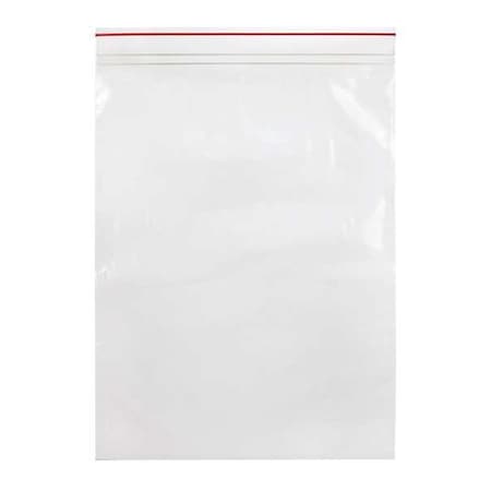 Reclosable Bag, Zip Seal, 12 in L, 9 in W, 2 mil Thick, Low Density Polyethylene (LDPE), Clear MPN:MGRL2P0912