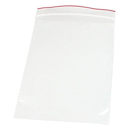 Reclosable Bag, Zip Seal, 12 in L, 10 in W, 2 mil Thick, Low Density Polyethylene (LDPE), Clear MPN:MGRL2P1012