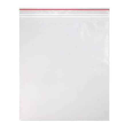 Reclosable Bag, Zip Seal, 15 in L, 12 in W, 2 mil Thick, Low Density Polyethylene (LDPE), Clear MPN:MGRL2P1215