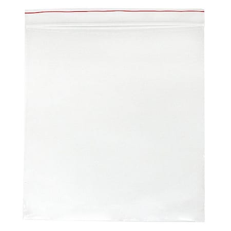 Reclosable Bag, Zip Seal, 15 in L, 13 in W, 2 mil Thick, Low Density Polyethylene (LDPE), Clear MPN:MGRL2P1315