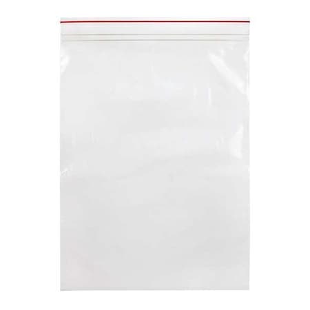 Reclosable Bag, Zip Seal, 12 in L, 9 in W, 4 mil Thick, Low Density Polyethylene (LDPE), Clear MPN:MGRL4P0912