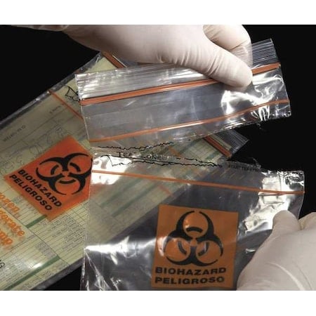Sampling Bag, 9 in L, 6 in W, CLR, PK1000 MPN:SBL2X69B5