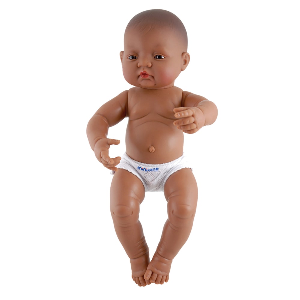 Miniland Educational Anatomically Correct Newborn Doll, 15-3/4in, MLE31007 MPN:MLE31007