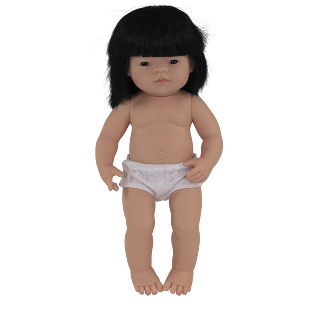 Miniland Educational Anatomically Correct 15in Baby Doll, Asian Girl MPN:MLE31056