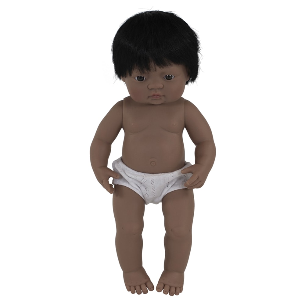 Miniland Educational Anatomically Correct 15in Baby Doll, Hispanic Boy MPN:MLE31057