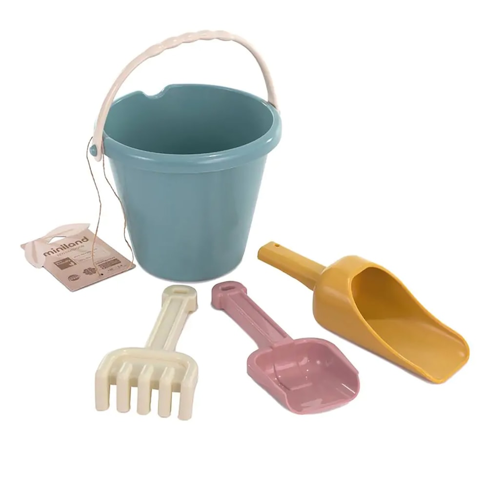 Miniland ECO Junior Sand Set, Pastel Colors, 4 Pieces MPN:MLE32261