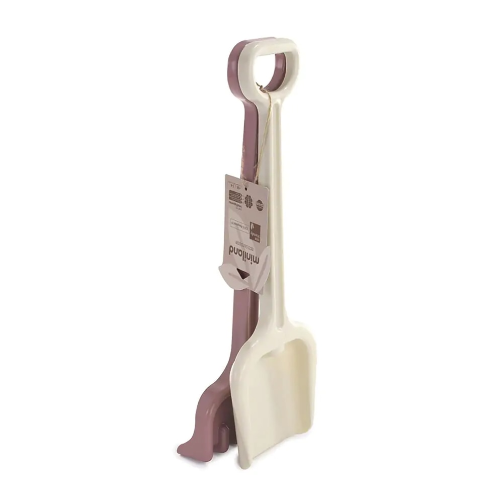 Miniland ECO Rake & Spade Sand Set, Pastel Colors, 2 Pieces MPN:MLE32262