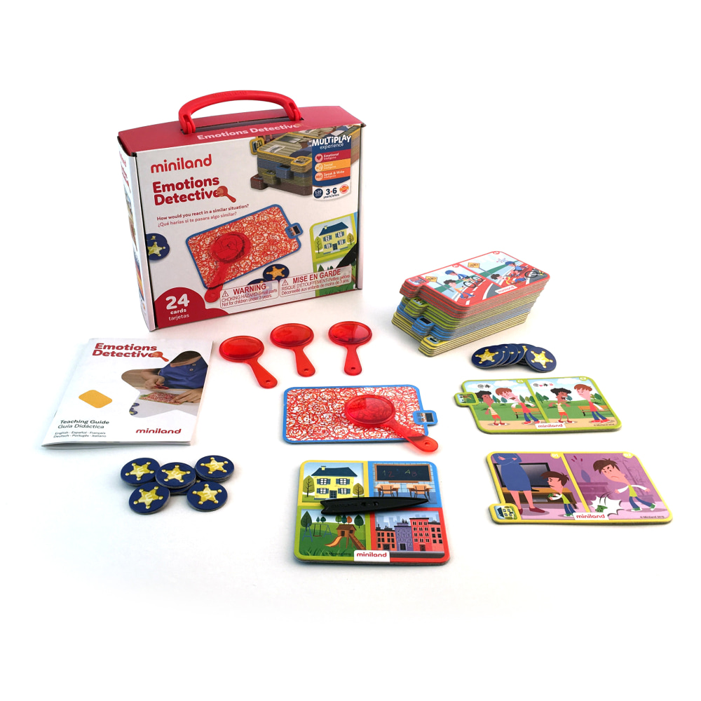 Miniland Educational Emotions Detective, Pre-K to Grade 2 MPN:MLE45402