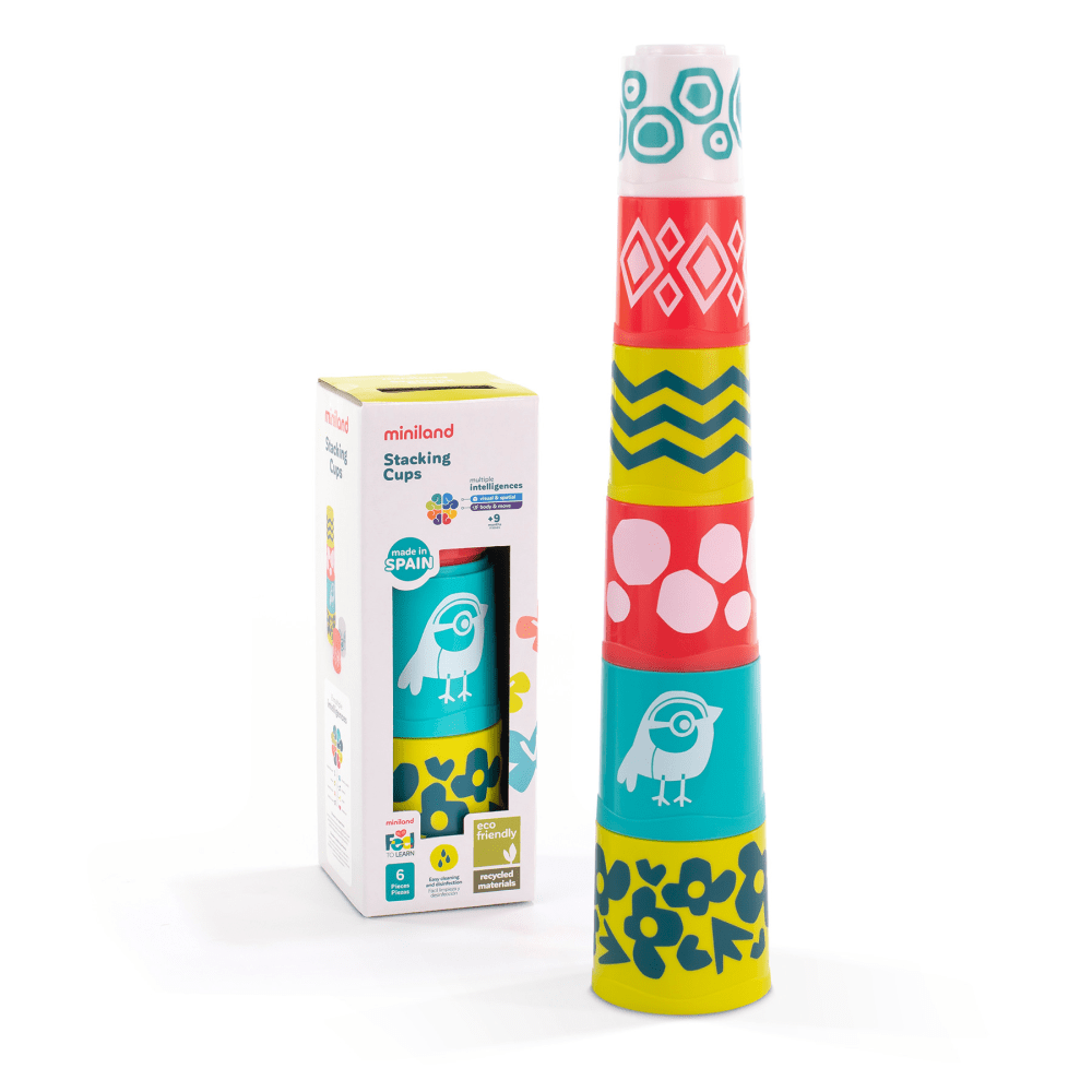 Miniland Feel To Learn Stacking Cups MPN:MLE97340