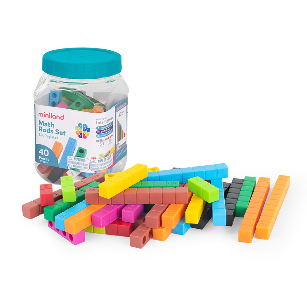 Miniland Math Rods Set MPN:MLE95165