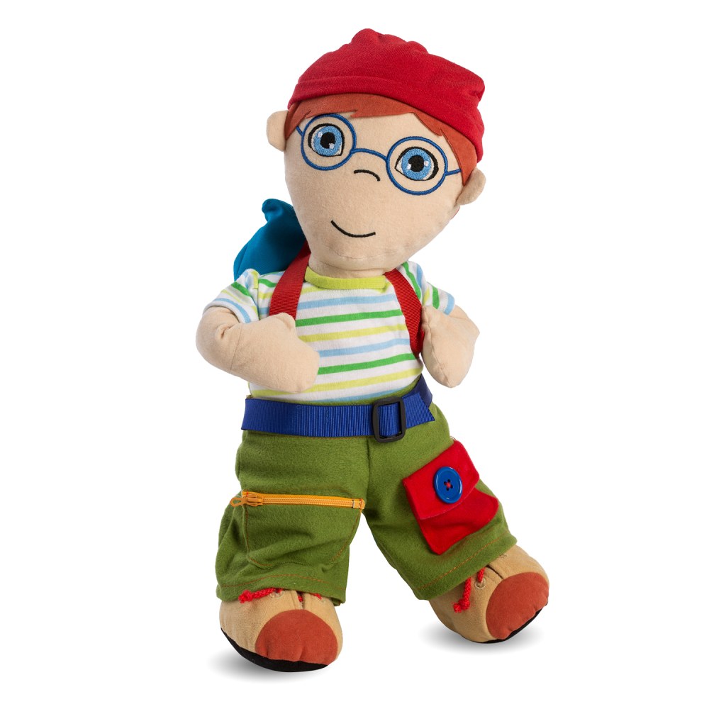 Miniland Educational Multicultural Fastening Doll, Caucasian Boy, Pre-K To 1 MPN:MLE96317