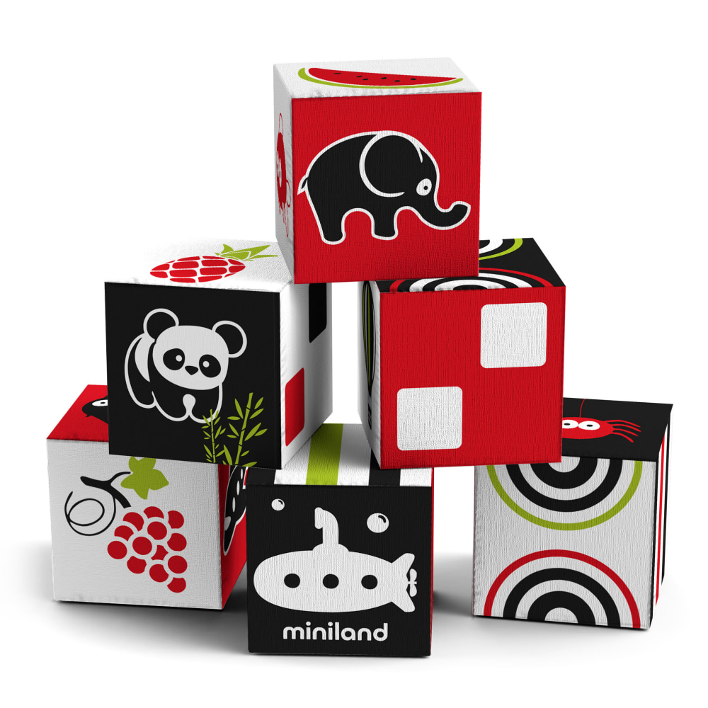 Miniland Educational First Senses 6 Cubes Set MPN:MLE97313