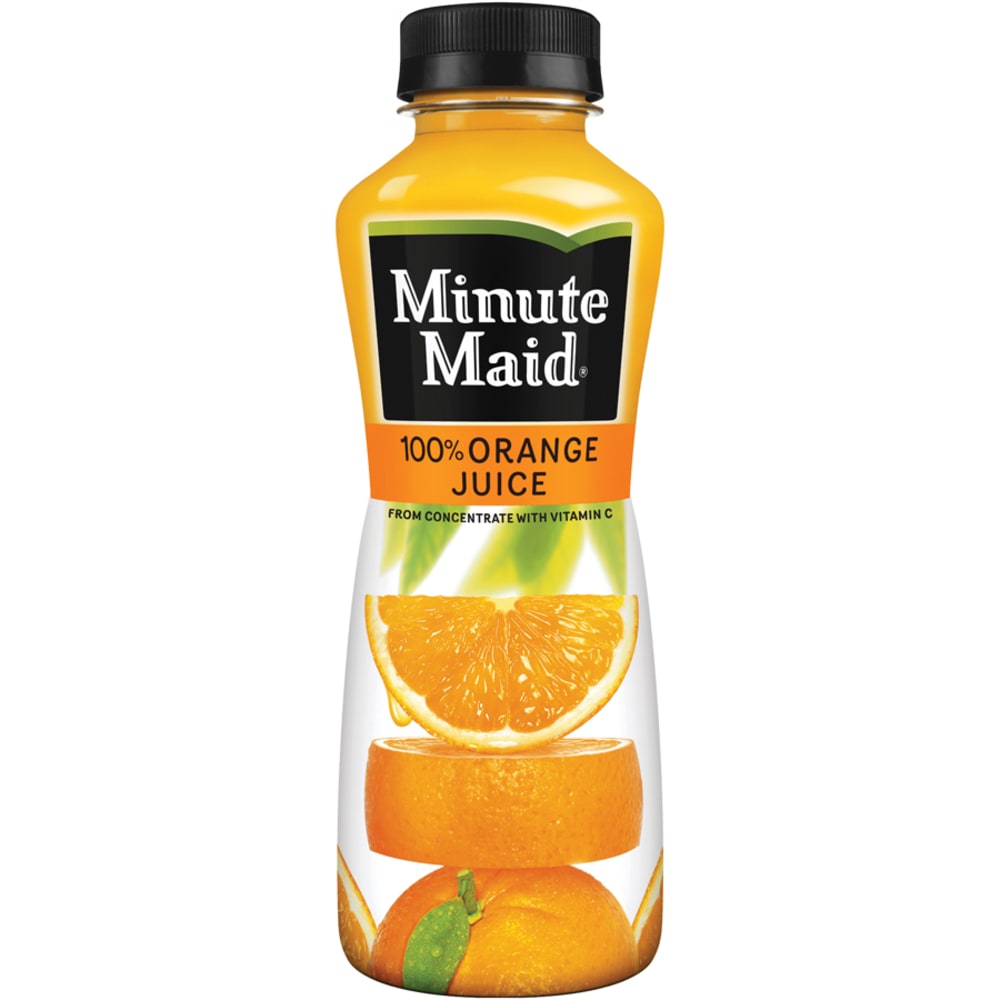 Minute Maid Orange Juice, 12 Oz, Pack Of 24 MPN:154898