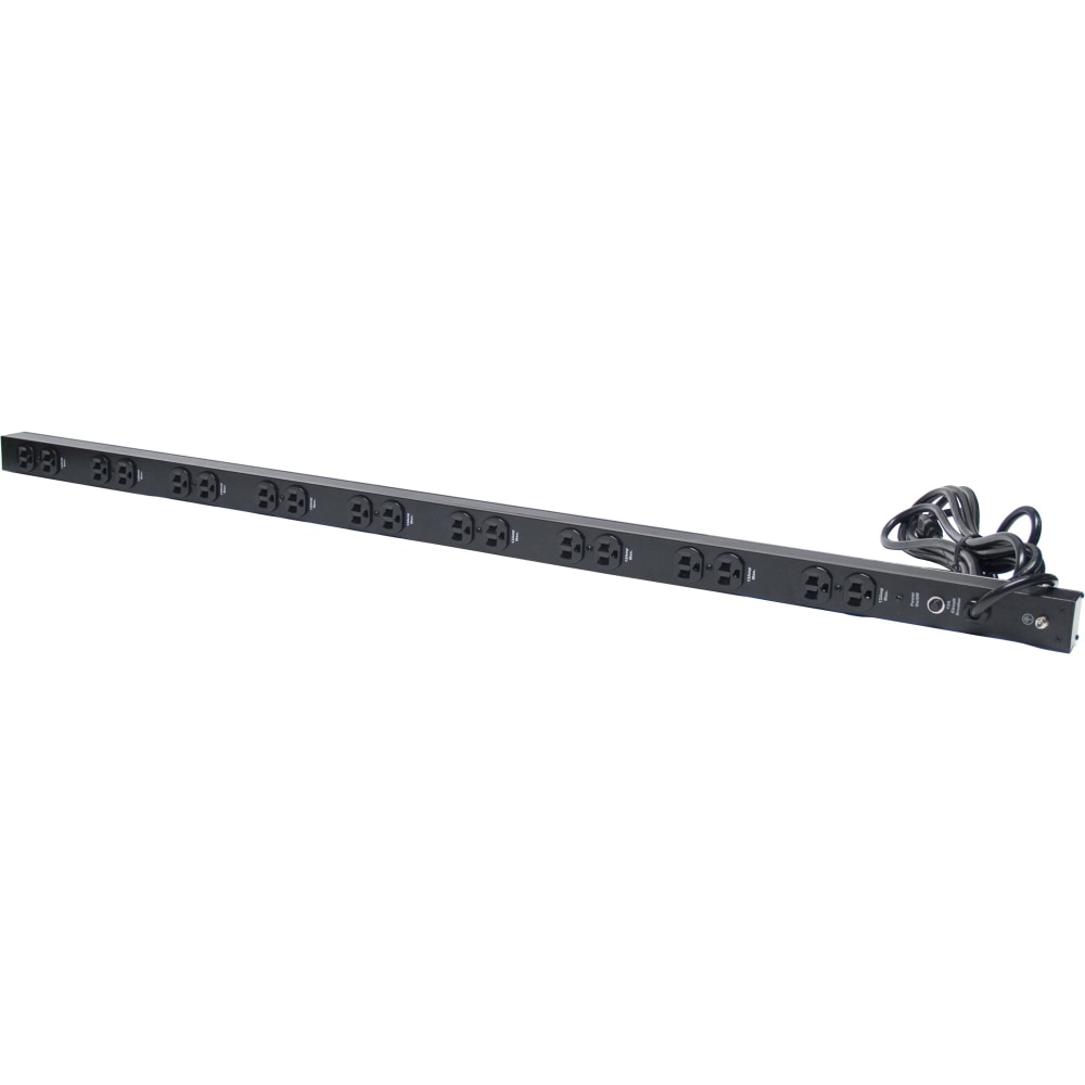 Minuteman 18-port, 110V/12A, 48in 0U Vertical Mount - 18 x NEMA 5-15R - 120 V AC - 0U - Vertical - Rack-mountable MPN:OEPD1815V48