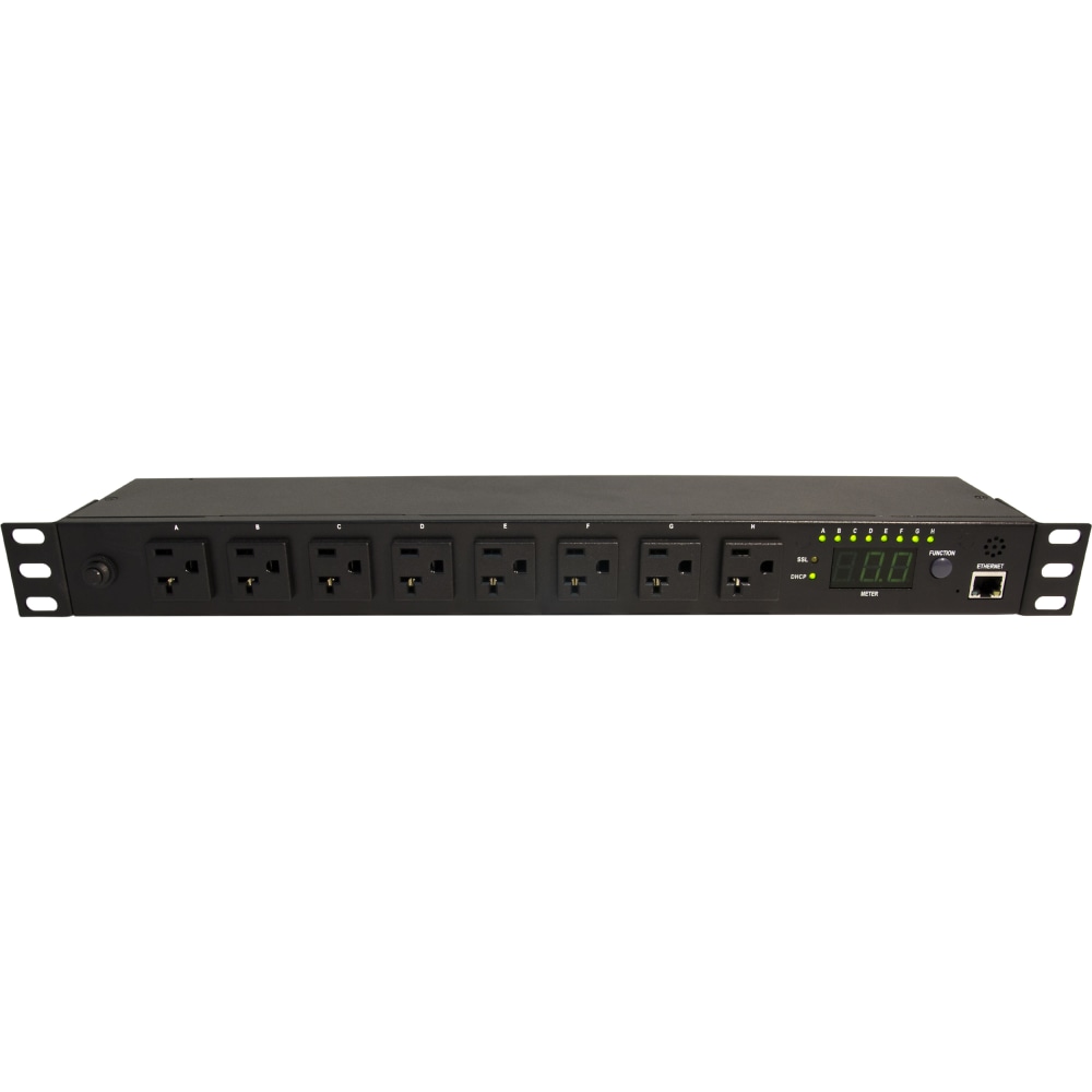 Minuteman RPM1581HVN 8-Outlets PDU - NEMA 5-15P - 8 x NEMA 5-15/20R - 120 V AC - 1U - Horizontal/Vertical - Rack-mountable MPN:RPM1581HVN