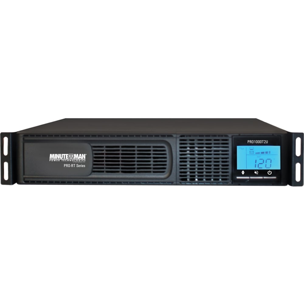 Minuteman PRO-RT PRO1000RT2U 1000VA Tower/Rack/Wall Mountable UPS - 2U Tower/Rack/Wall Mountable - 4 Minute Stan - PRO1000RT2UNC MPN:PRO1000RT2UNC