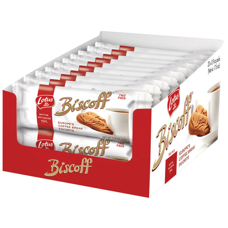 Biscoff Twin Pack Gourmet Cookies, 0.9 Oz, Box Of 20 (Min Order Qty 4) MPN:LOT53613