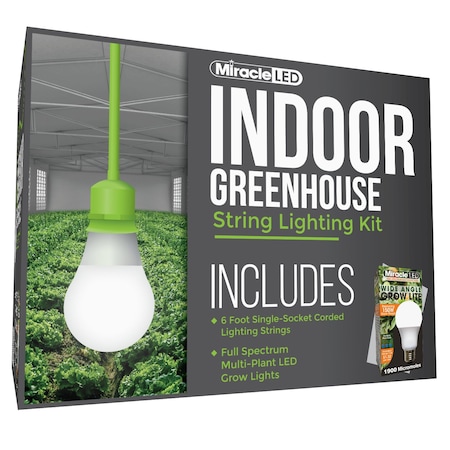Wide Angle Single-Socket Corded LED Grow MPN:601209