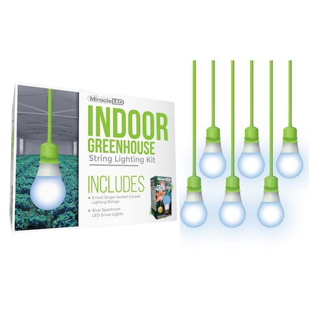 Ultra Grow Single-Socket Corded LED, PK6 MPN:601252