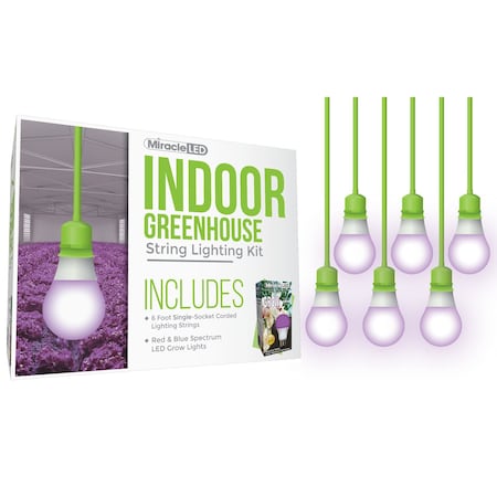Ultra Grow Single-Socket Corded LED, PK6 MPN:601256