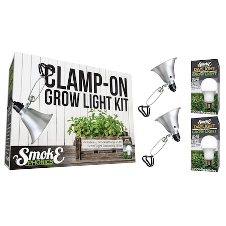 SmokePhonics LED Clamp-On Grow Lght, PK2 MPN:601274