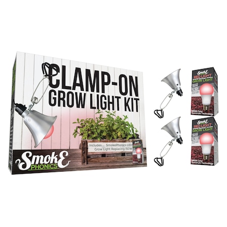 SmokePhonics LED Clamp-On Grow Ligh, PK2 MPN:601277